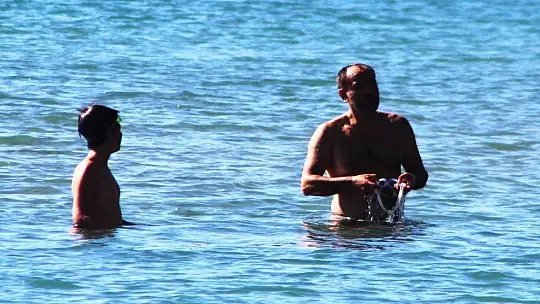 Kasım ayında denize akın ettiler