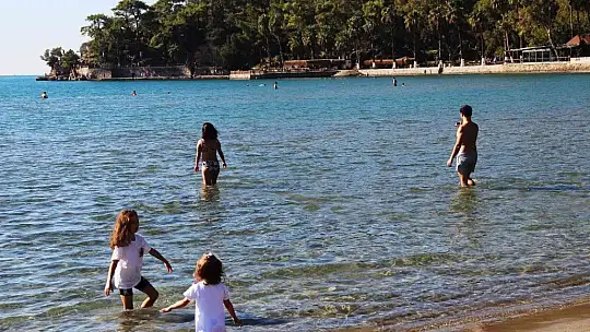 Kasım ayında denize akın ettiler