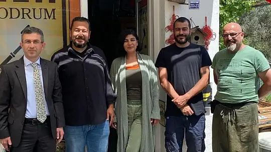 Kaymakam Bayar, Bodrum Müzayede'yi ziyaret etti