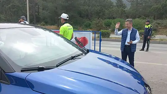 Kaymakam Bayar'dan emniyet kemeri uyarısı