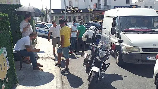 Kaza yapan polis için seferber oldular