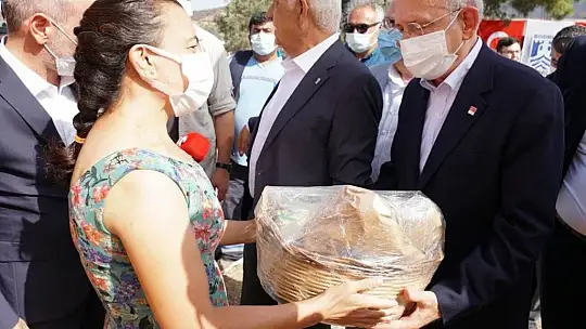 Kılıçdaroğlu, Bodrum'da yanan bölgeleri inceledi