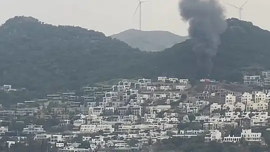 Konteyner alevlere teslim oldu