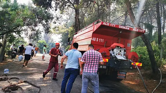 Kovayı, damacanayı kapan yangına koştu