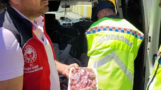KÖYCEĞİZ'DE 300 kilo kaçak et ele geçirildi