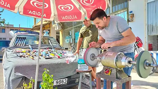 Köyceğiz'de bileme ustaları fazla mesai yapıyor