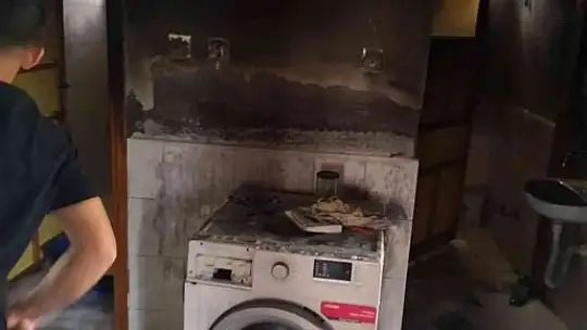 Köyceğiz'de ev yangın