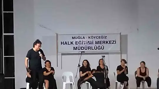 Köyceğiz'de Halk Eğitim Merkezi kursiyerleri hünerlerini sergiledi