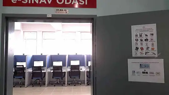 Köyceğiz'de Sınav Merkezi açılarak, ilk sınav yapıldı