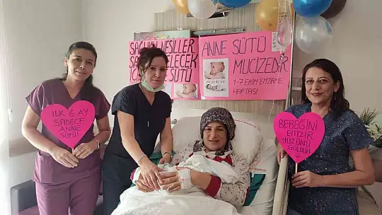 KÖYCEĞİZ DEVLET HASTANESİ'NDE EMZİRME HAFTASI KUTLANDI