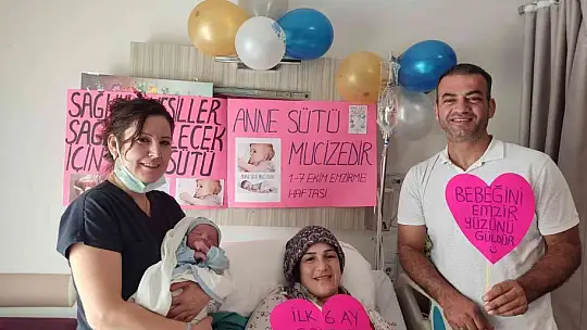 KÖYCEĞİZ DEVLET HASTANESİ'NDE EMZİRME HAFTASI KUTLANDI