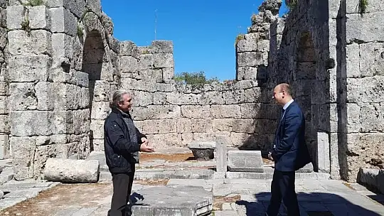 Köyceğiz Kaymakamı Maslak, Kaunos Antik kentini gezdi