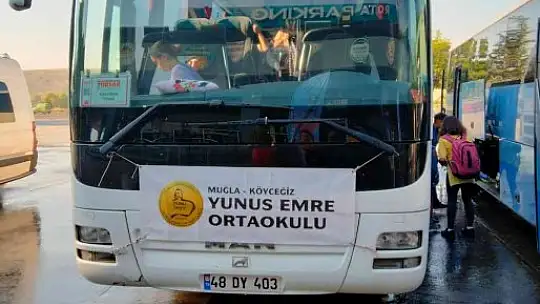 Köyceğiz Yunus Emre Ortaokulu öğretmen ve öğrencilerinden Ankara gezisi