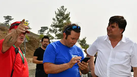 Karaca Köyceğiz'de yangın bölgesinde