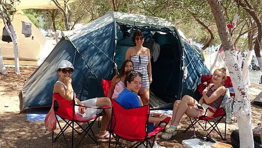 Kurban Bayramı tatilinde kamp alanları doldu