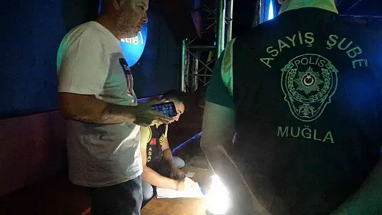 Marmaris barlar sokağında 'huzur 'operasyonu