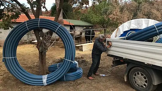 Marmaris Belediyesi'nden tarlaları zarar gören vatandaşa destek