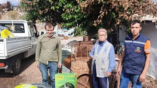 Marmaris Belediyesi'nden tarlaları zarar gören vatandaşa destek