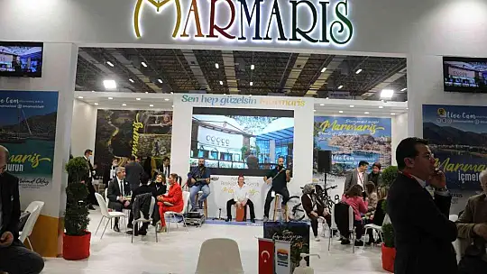 Marmaris Belediyesi'nin standı fuarda yoğun ilgi görüyor