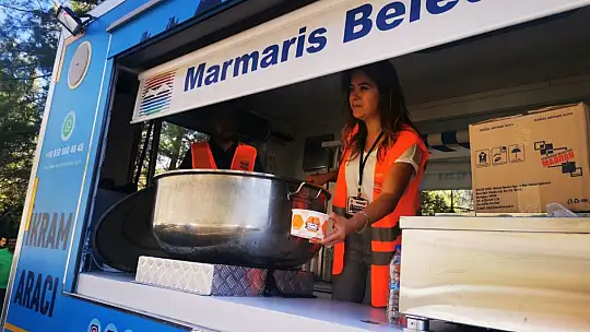 MARMARİS BELEDİYESİ YANGIN BÖLGESİNDE