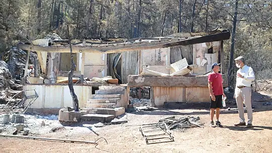 Marmaris Belediyesi, yangında zarar gören köylüleri unutmadı