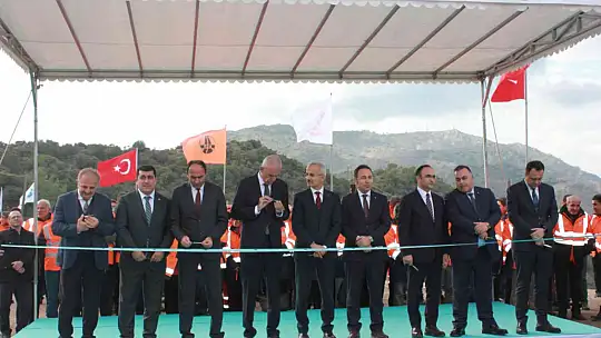 MARMARİS-DATÇA KARAYOLU TÖRENLE AÇILDI