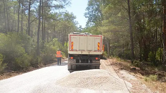 Marmaris'in en uzak mahallesi Taşlıca yeni yoluna kavuştu