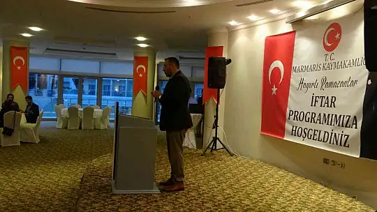 Marmaris Kaymakamı iftar programında çocukları sevindirdi