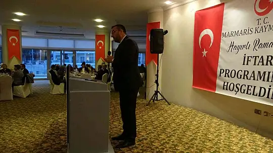 Marmaris Kaymakamlığı Şehit aileleri ve gazilere iftar programı düzenledi
