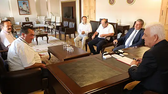 Marmaris Muhtarlarından Gürün'e Teşekkür Ziyareti