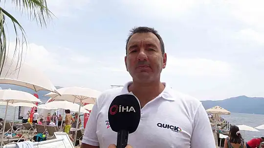 Marmaris rekortmen ve şampiyon yüzücüleri ağırladı