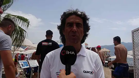 Marmaris rekortmen ve şampiyon yüzücüleri ağırladı