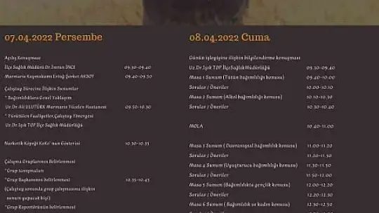 Marmaris'te bağımlılık ile mücadele çalıştayı başladı