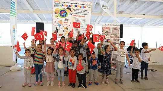 Marmaris'te çocuklar gönüllerince eğlendi