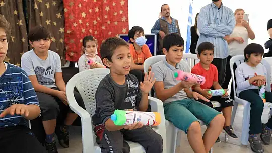 Marmaris'te çocuklar gönüllerince eğlendi