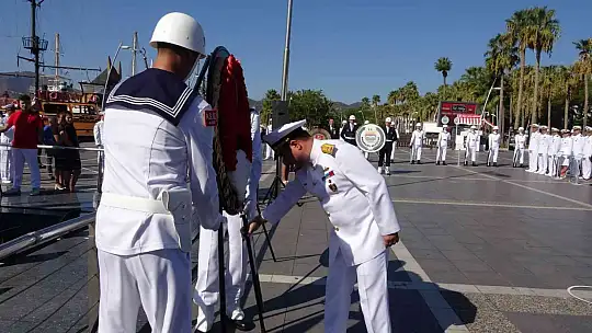 Marmaris'te gaziler tören ile anıldı