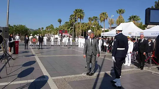 Marmaris'te gaziler tören ile anıldı