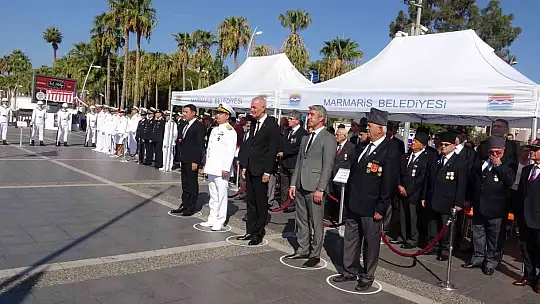 Marmaris'te gaziler tören ile anıldı