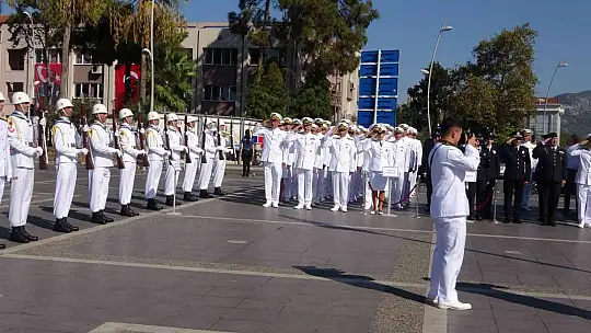 Marmaris'te gaziler tören ile anıldı