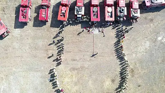 Marmaris'te gerçeği aratmayan yangın tatbikatı yapıldı