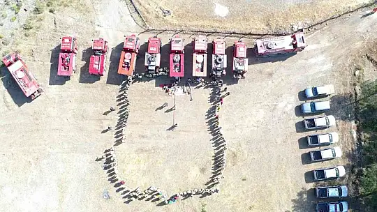 Marmaris'te gerçeği aratmayan yangın tatbikatı yapıldı