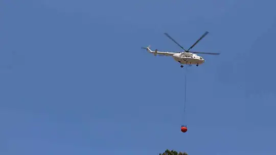 Marmaris'te gerçeği aratmayan yangın tatbikatı yapıldı