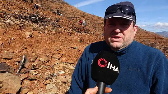 Marmaris'te gönüllüler fidan ve tohum dikimlerine devam ediyor