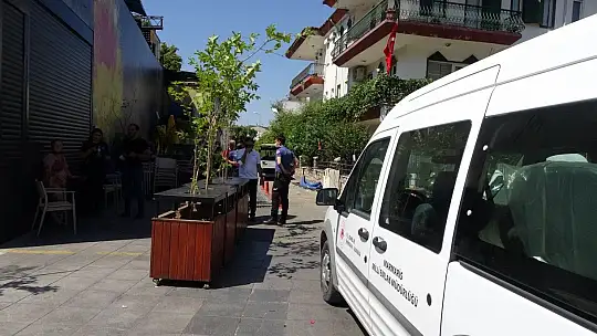 Marmaris'te hazine arazisini izinsiz işgal eden kafeye işlem yapıldı