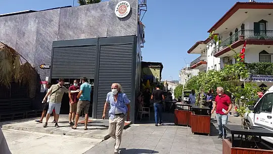 Marmaris'te hazine arazisini izinsiz işgal eden kafeye işlem yapıldı