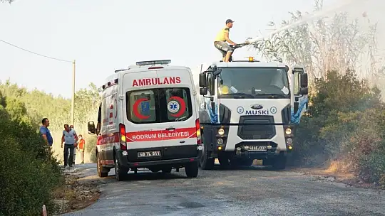 Marmaris'te ilk belirlemelere göre 1 fabrika, 27 ev ve 1 araç yandı