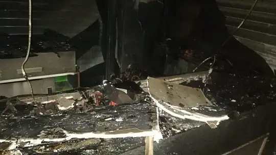 Marmaris'te iş yeri yangını
