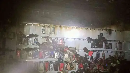 Marmaris'te iş yeri yangını