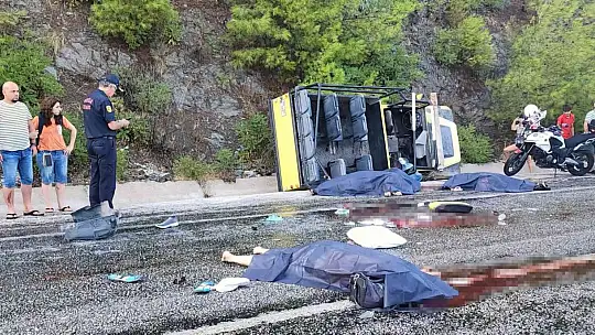 Marmaris'te safari faciası: 5 ölü, 6 yaralı