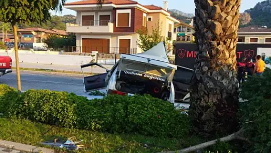 Marmaris'te trafik kazası: 1 ölü